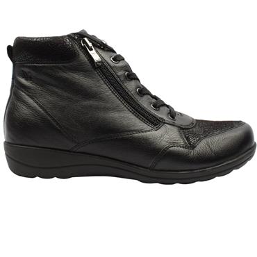 CAPRICE 26258 LACED BOOT - BLACK MULTI