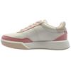 ECCO 272813 COURT SHOE - WHITE PINK