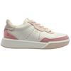 ECCO 272813 COURT SHOE - WHITE PINK