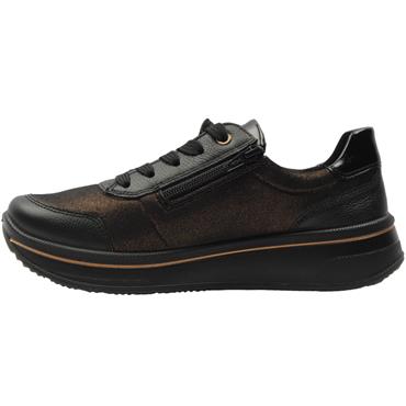 ARA 27553 LACED SHOE - BLACK BRONZE