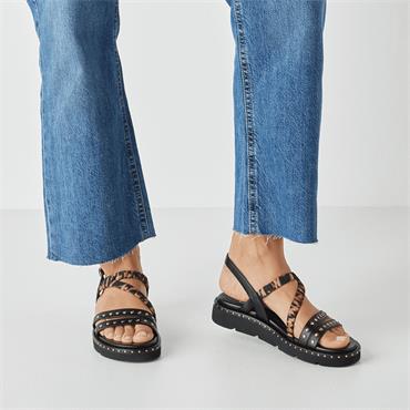 TAMARIS 28227 SANDAL - BLACK MULTI