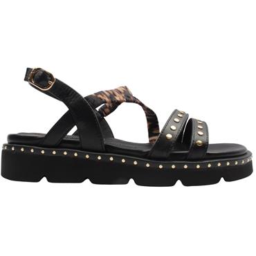TAMARIS 28227 SANDAL - BLACK MULTI