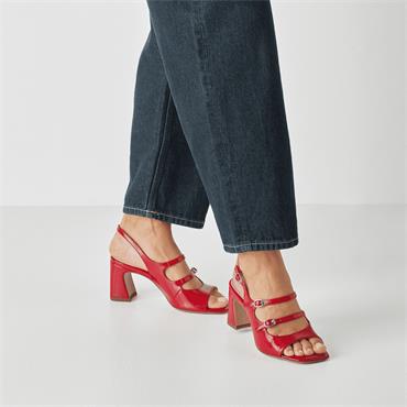 TAMARIS 28323 SANDAL - RED PATENT