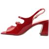 TAMARIS 28323 SANDAL - RED PATENT