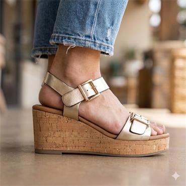 MARCO TOZZI 28389 SANDAL - GOLD