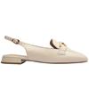 CAPRICE 29400 SLING BACK SHOE - CREAM