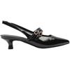 MARCO TOZZI 29508 SLING BACK SHOE - BLACK PATENT