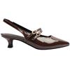 MARCO TOZZI 29508 SLING BACK SHOE - BROWN