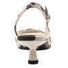 TAMARIS 29511 SLING BACK SHOE - WHITE BROWN