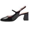 TAMARIS 29601 SLING BACK - BLACK PATENT