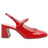 TAMARIS 29601 SLING BACK - RED PATENT
