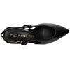 MARCO TOZZI 29609 SLING BACK SHOE - BLACK PATENT