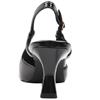 MARCO TOZZI 29609 SLING BACK SHOE - BLACK PATENT