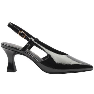 MARCO TOZZI 29609 SLING BACK SHOE - BLACK PATENT
