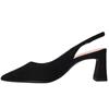 TAMARIS 29624 SLING BACK SHOE - BLACK SUEDE
