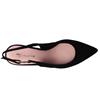 TAMARIS 29624 SLING BACK SHOE - BLACK SUEDE