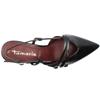 TAMARIS 29660 SLING BACK SHOE - BLACK PATENT