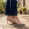 MARCO TOZZI 29667 SLING BACK SHOE - GOLD