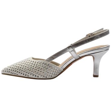 MARCO TOZZI 29667 SLING BACK SHOE - SILVER