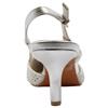MARCO TOZZI 29667 SLING BACK SHOE - SILVER