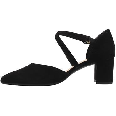 GABOR 300202 DRESS SHOE - BLACK SUEDE