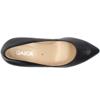 GABOR 300302 COURT SHOE - BLACK LEATHER