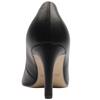 GABOR 300302 COURT SHOE - BLACK LEATHER