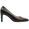 GABOR 300302 COURT SHOE - BLACK LEATHER