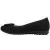 GABOR 301201 POMP SHOE - BLACK SUEDE