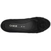 GABOR 301201 POMP SHOE - BLACK SUEDE