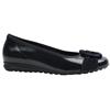 GABOR 301201 POMP SHOE - NAVY PATENT