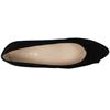 GABOR 301502 LOW HEEL SHOE - BLACK SUEDE