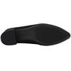 GABOR 301502 LOW HEEL SHOE - BLACK SUEDE