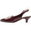 GABOR 301702 LOW HEEL SLING BACK - WINE