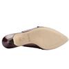 GABOR 301702 LOW HEEL SLING BACK - WINE