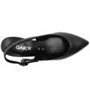 GABOR 301801 SLING BACK SHOE - BLACK LEATHER