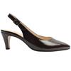 GABOR 301801 SLING BACK SHOE - BROWN PATENT