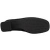 GABOR 302202 BLOCK HEEL SHOE - BLACK SUEDE