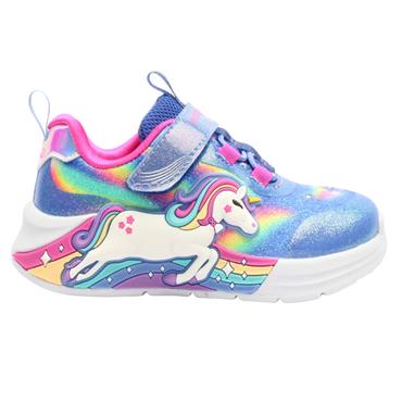 SKECHERS 302298N UNICORN TRAINER - BLUE MULTI