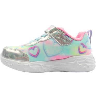 SKECHERS 303064N TRAINER - SILVER MULTI