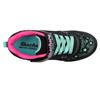 SKECHERS 303380L TRAINER - BLACK MULTI