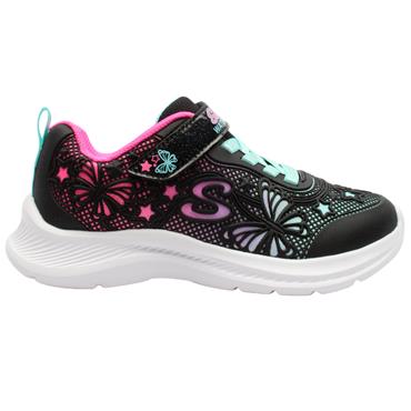 SKECHERS 303380L TRAINER - BLACK MULTI