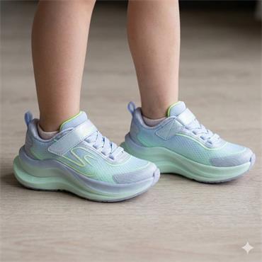 SKECHERS 303675L TRAINER - LIGHT BLUE