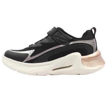 SKECHERS 304054L TRAINER - BLACK ROSE