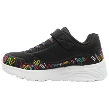 SKECHERS 314091L TRAINER - BLACK MULTI