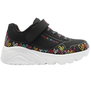 SKECHERS 314091L TRAINER - BLACK MULTI
