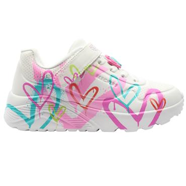 SKECHERS 314966L TRAINER - WHITE MULTI