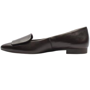 PAUL GREEN 3792 POMP SHOE - BROWN