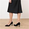 PAUL GREEN 3859 COURT SHOE - BLACK SUEDE