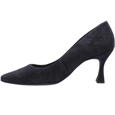 PAUL GREEN 3859 COURT SHOE - NAVY SUEDE NUBUCK